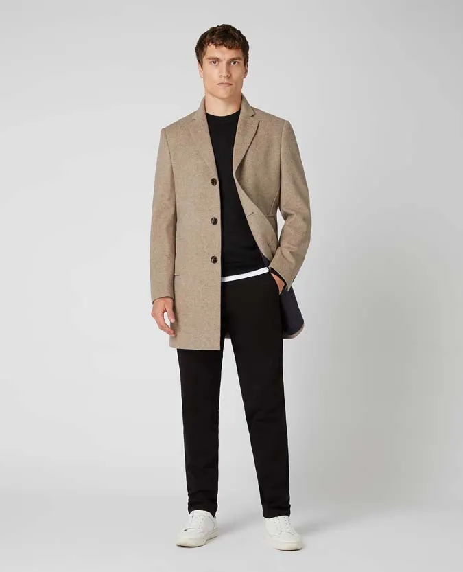 Remus Uomo Light Weight Crew Neck Sweater - Black