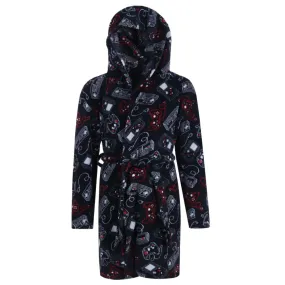 Rene Rofe Boys Video Game Ultra Fleece Hooded Robe