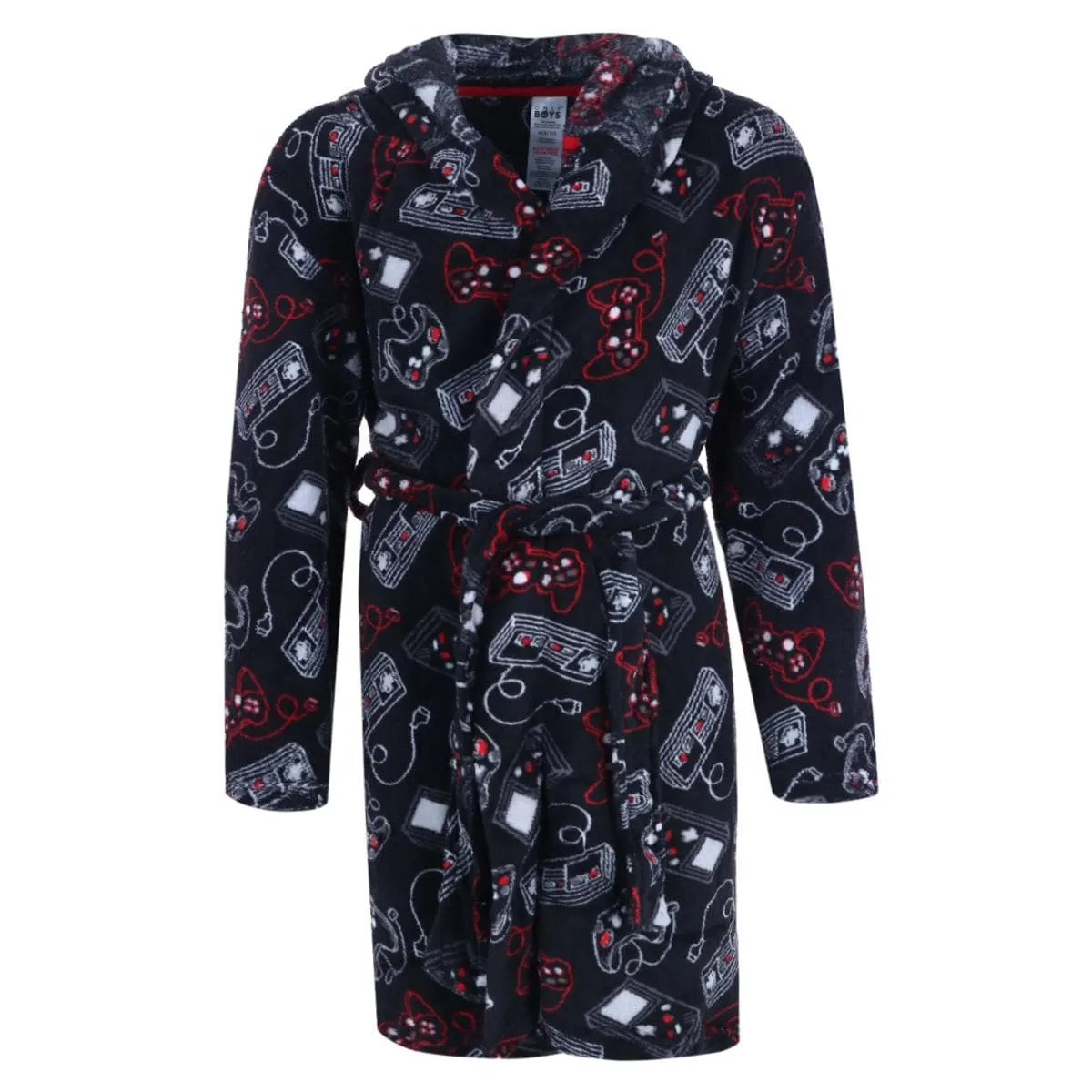 Rene Rofe Boys Video Game Ultra Fleece Hooded Robe