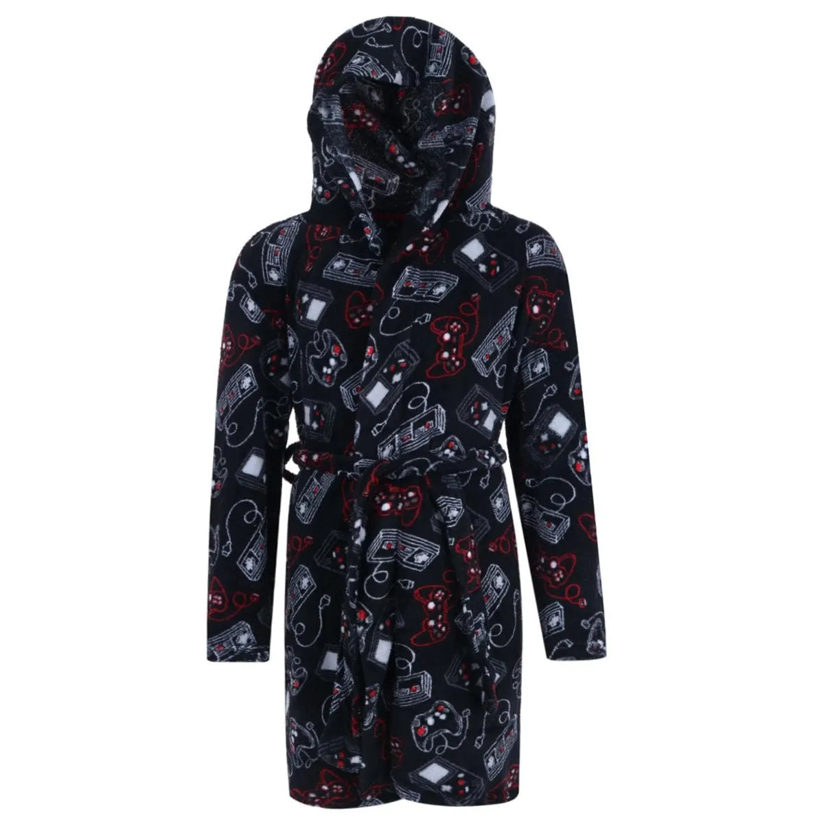 Rene Rofe Boys Video Game Ultra Fleece Hooded Robe