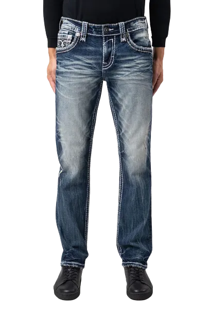 Rock Revival Men's Toby Straight Jean