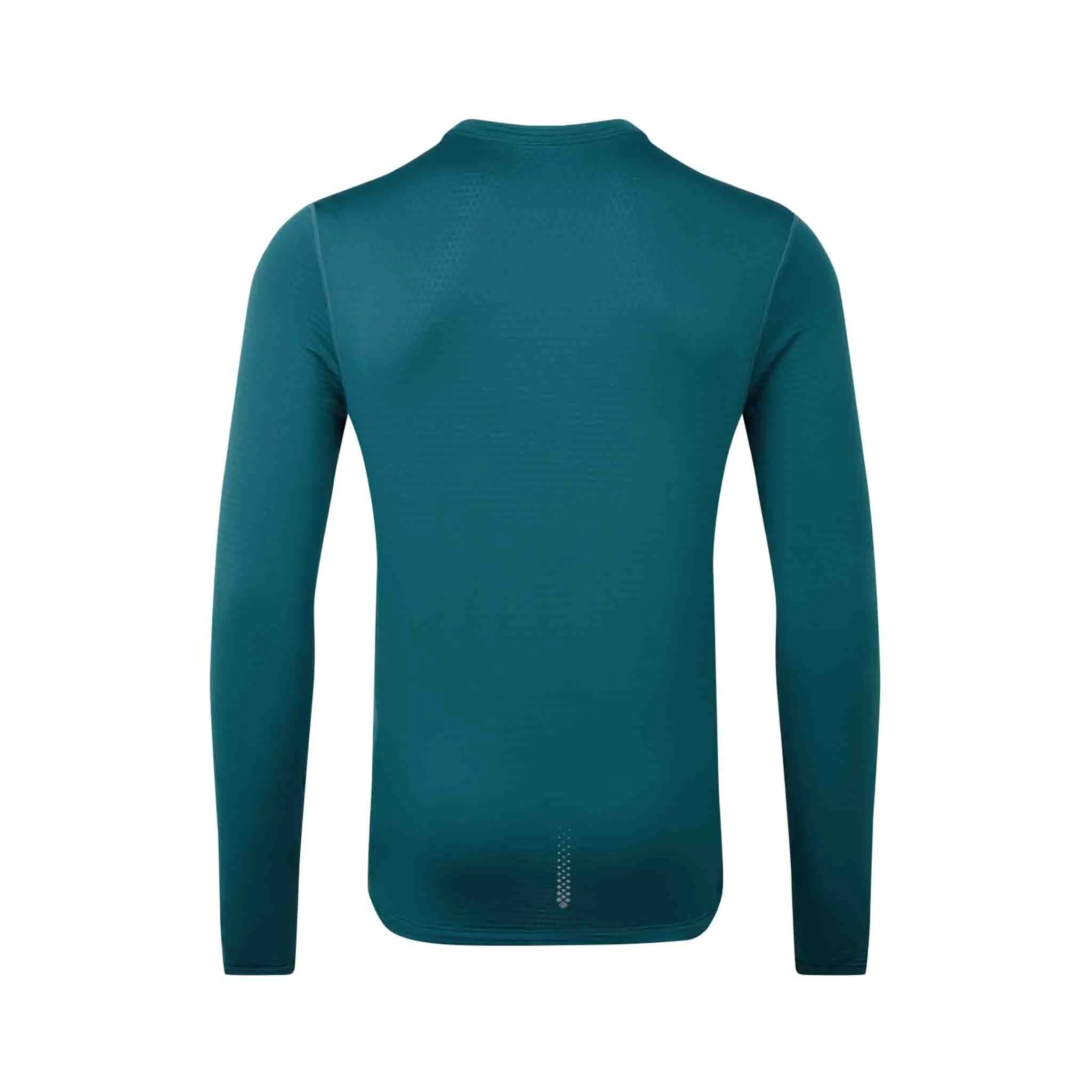 Ronhill | Men's Tech Winter Crew - Deep Teal/Acid