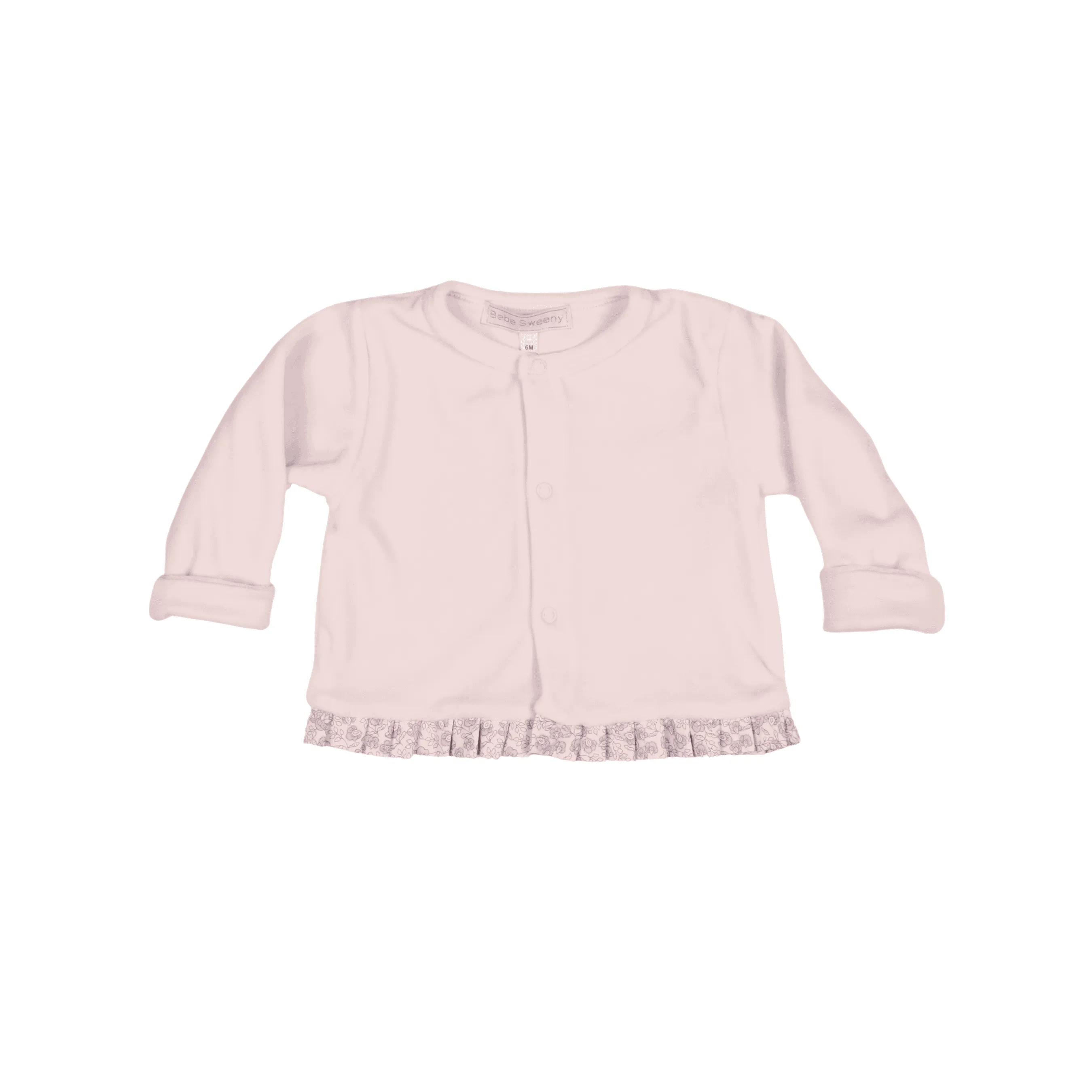 ROSE SWEET | Girls Pink Floral Velour Jacket