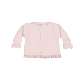 ROSE SWEET | Girls Pink Floral Velour Jacket