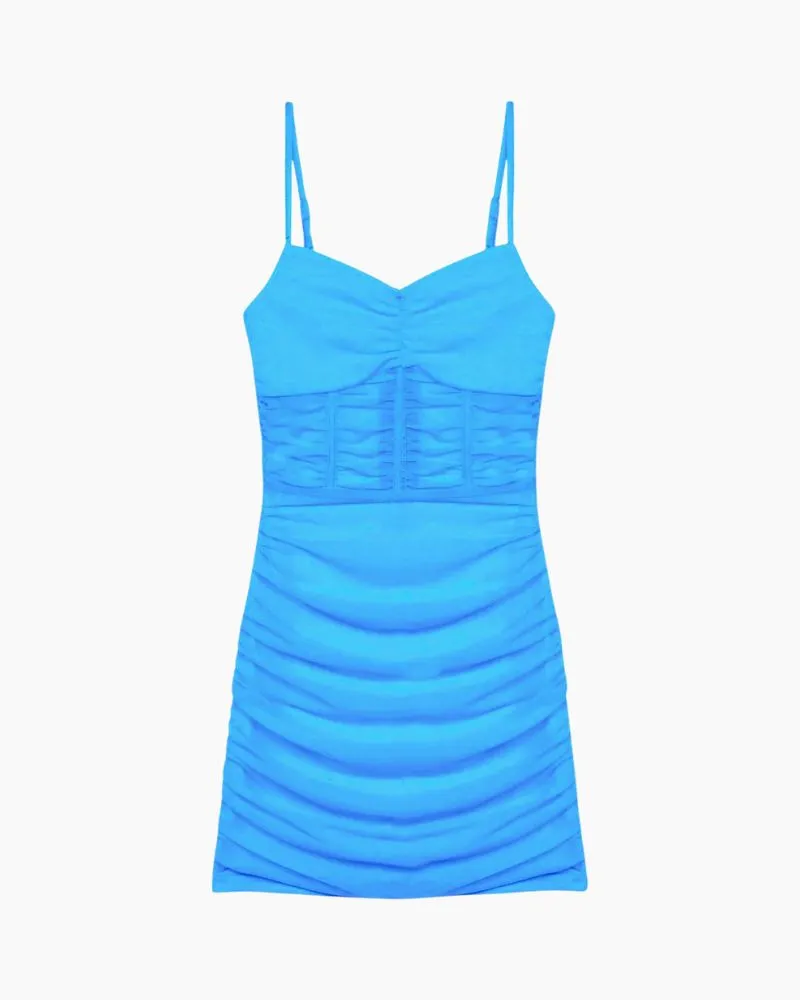 Ruched Boning Detail Dress