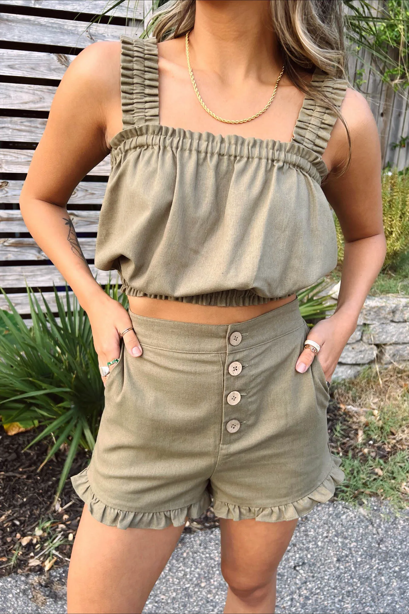 Safari Green Set - Top