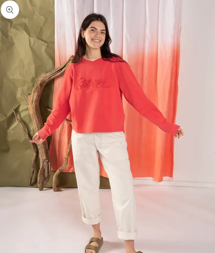 SALTROCK Prem Trademark - Womens Sweat - Coral