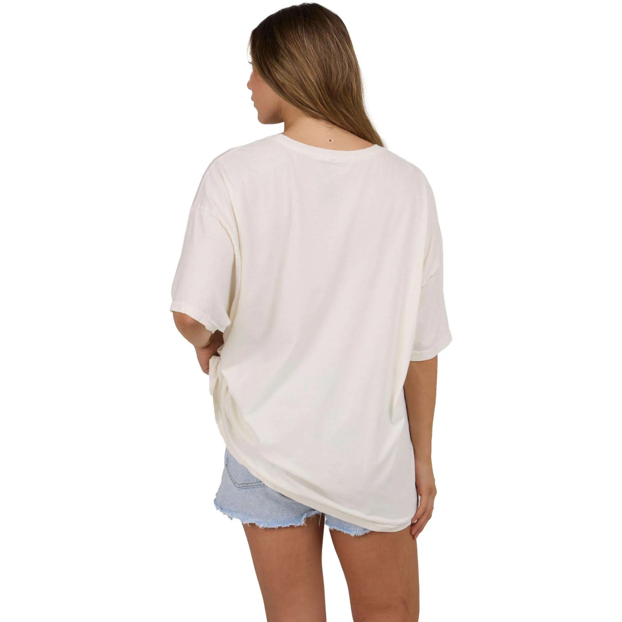 Salty Crew Women's Hopper Cover Up Tee Off White