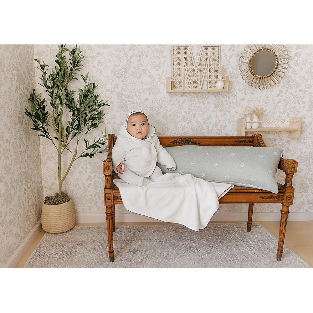 Scallop Wrap Jacket Layette Set