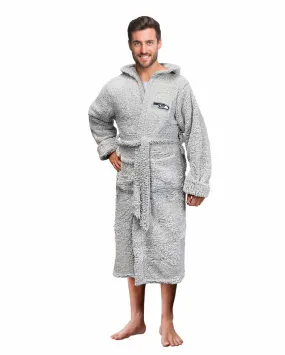 Seattle Seahawks Plush Hooded Sherpa Robe - One Size