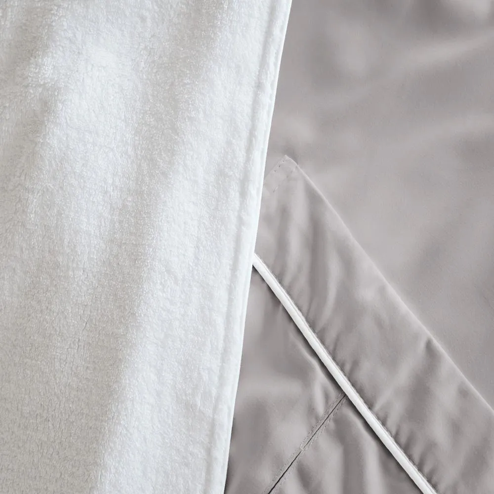 Small Graphite Super Plush Bathrobe