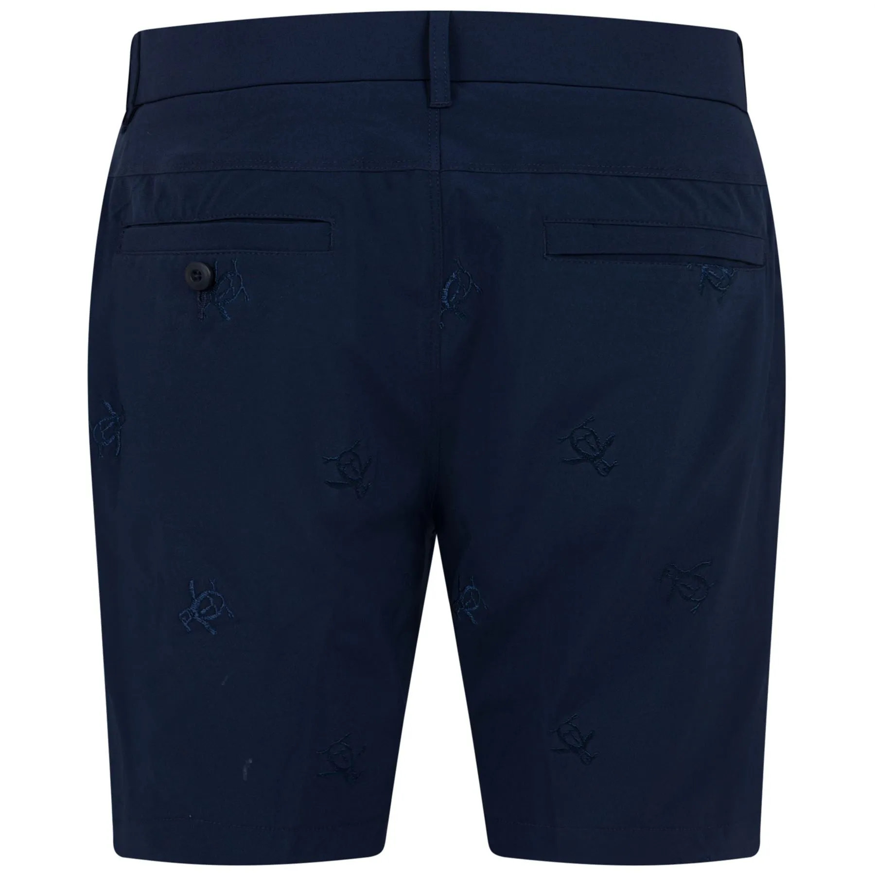 Space Dyed Pete Embroidered Shorts Black Iris - 2023