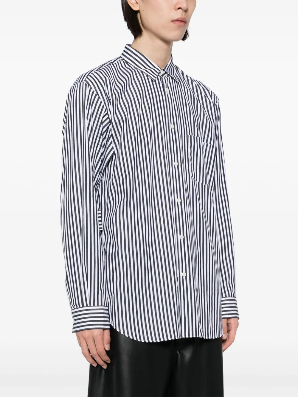 Striped Shirt With Strap