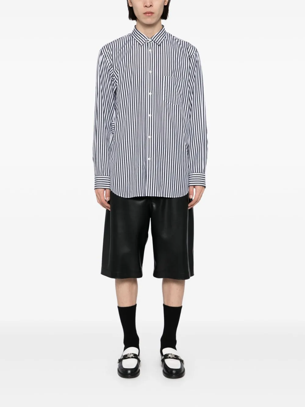 Striped Shirt With Strap