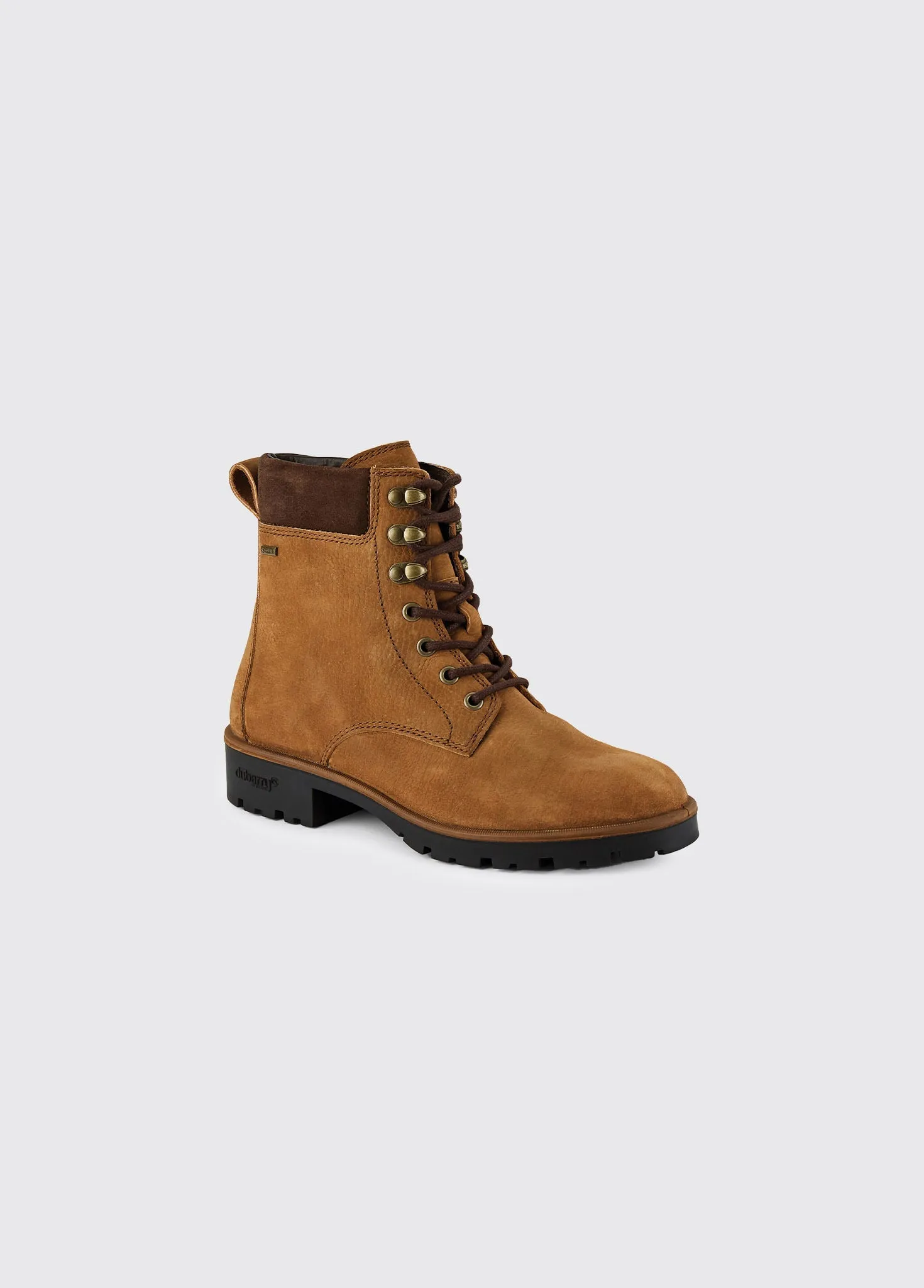 Strokestown Lace Up Ankle Boots - Brown
