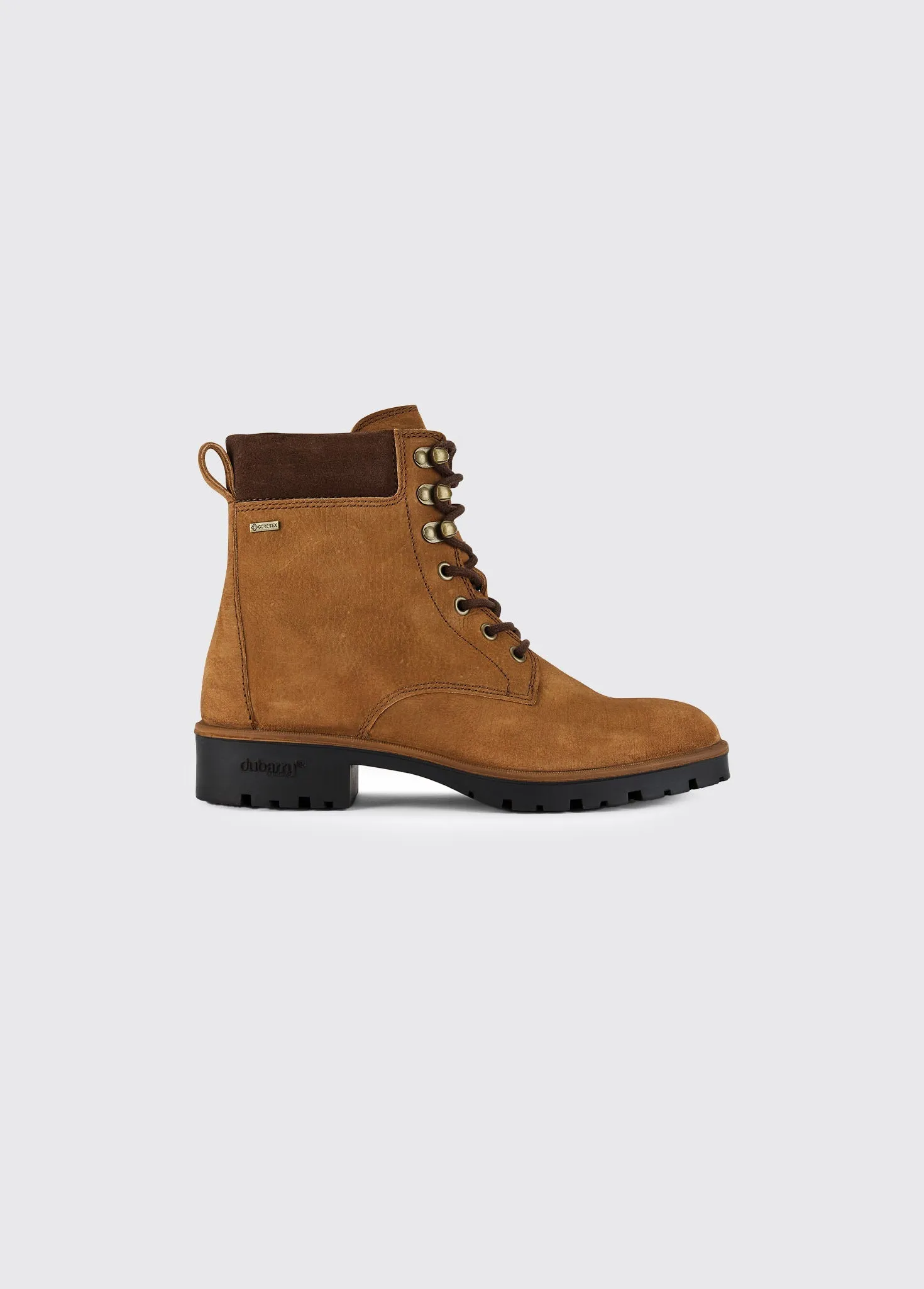 Strokestown Lace Up Ankle Boots - Brown