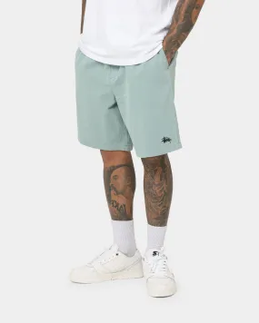 Stussy Brushed Beach Shorts Sage Green