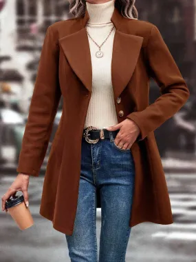 Stylish Lightweight Buttoned Coat for Everyday Wear