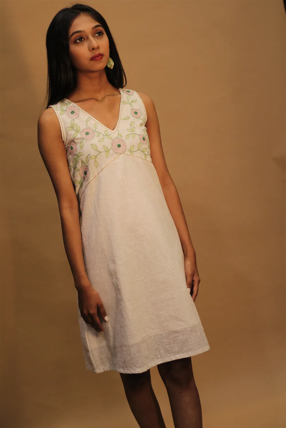Suhani | Embroidered Dress | Ivory
