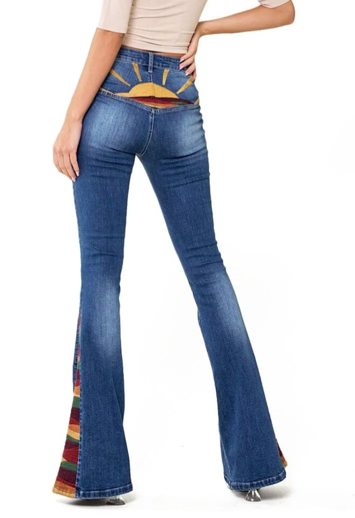 Sunset Denim Flare Jeans