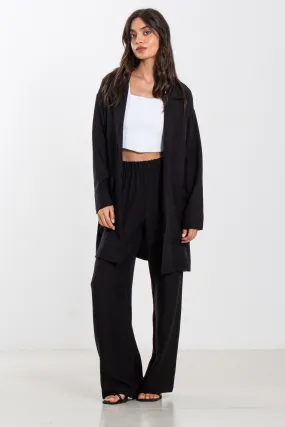 TEXTURED LIGHTWEIGHT COAT SET