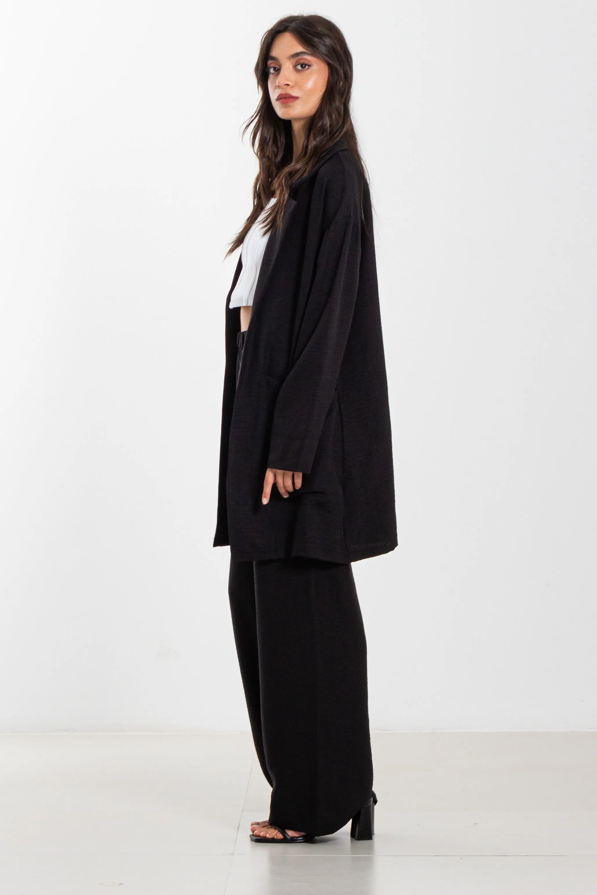 TEXTURED LIGHTWEIGHT COAT SET