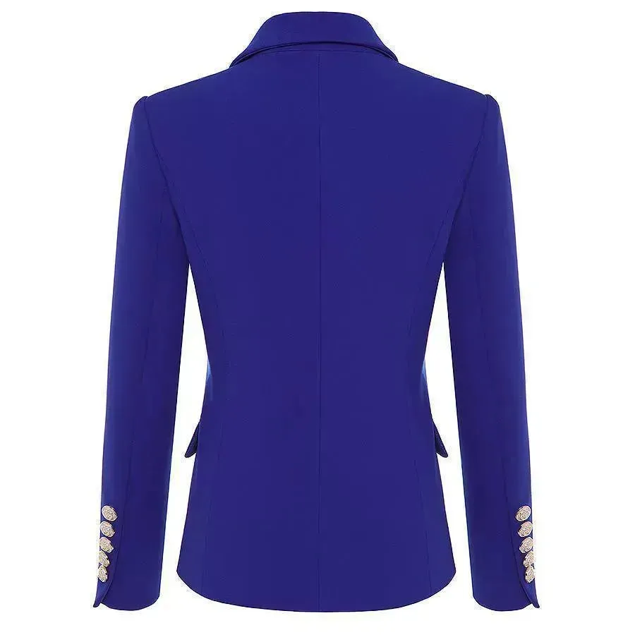 The Inspiration Double-Breasted Blazer Women - Formal-Business - Plain-Solid