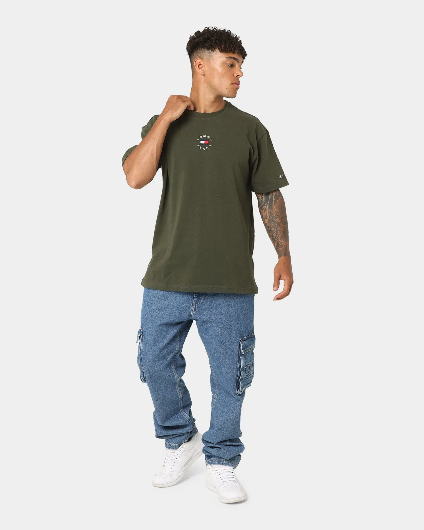 Tommy Jeans Tiny Circle T-Shirt Dark Olive