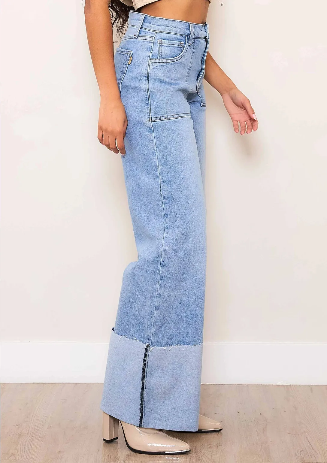 Tora Wide Cuff Jeans