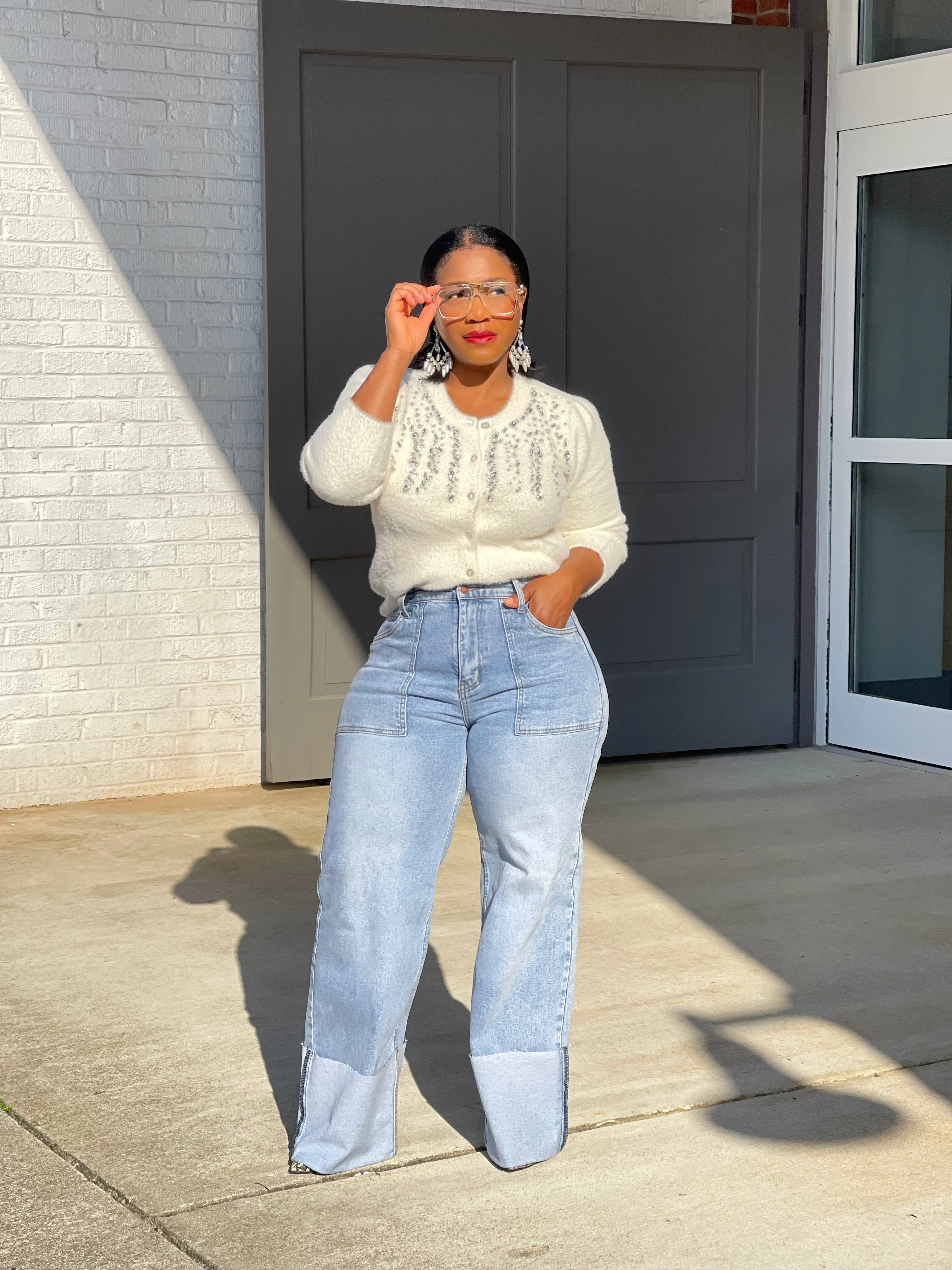 Tora Wide Cuff Jeans