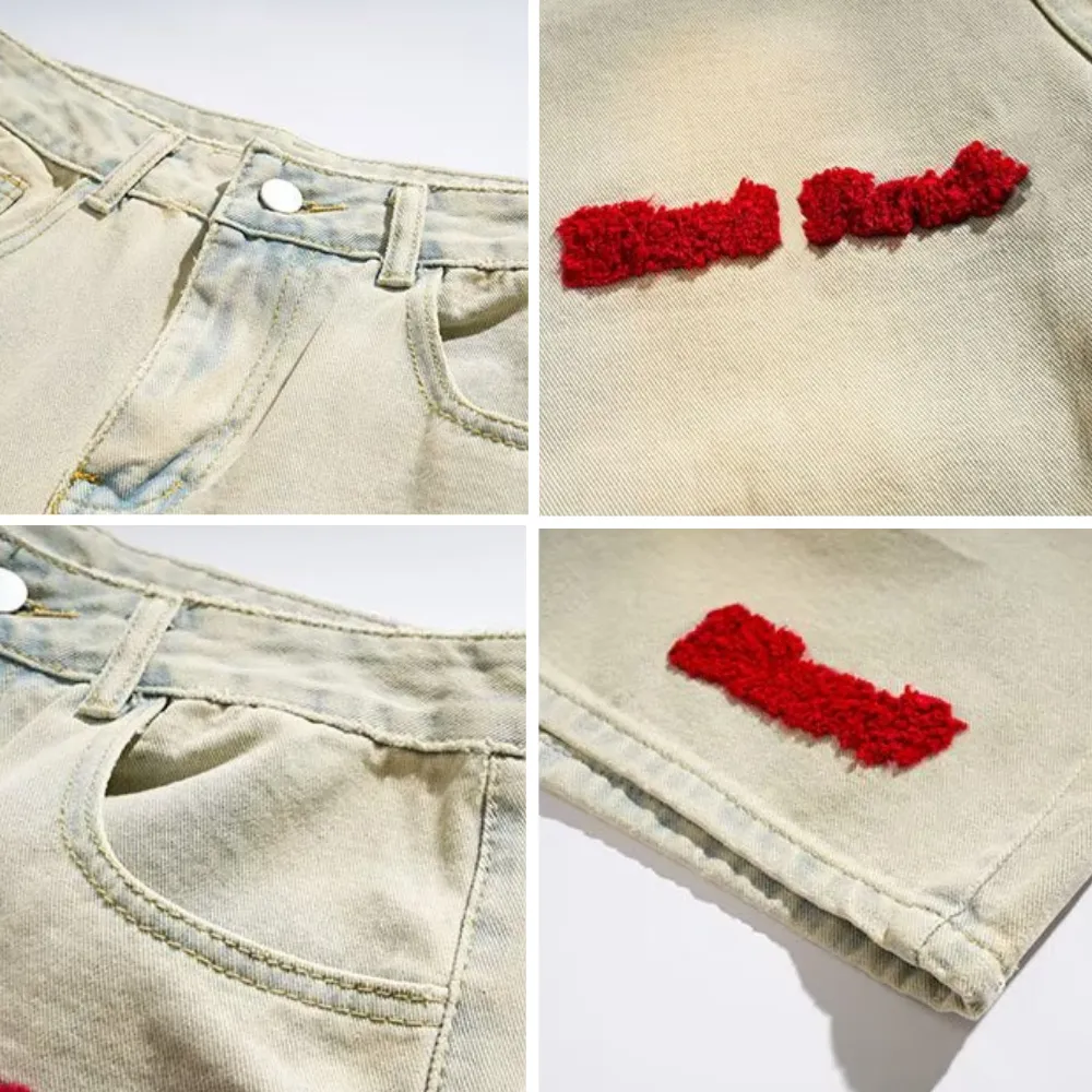 Towel Embroidered Monogram Shorts