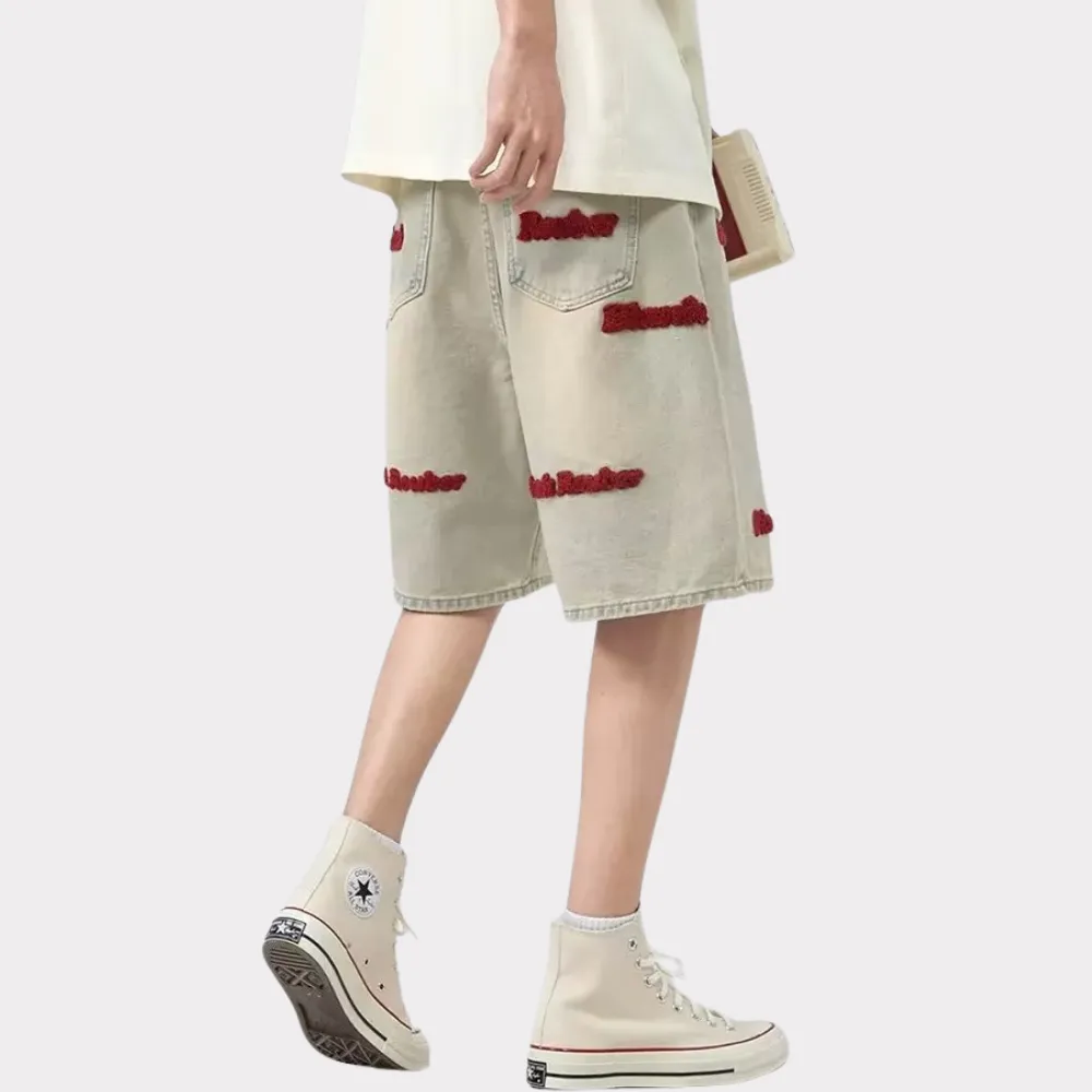 Towel Embroidered Monogram Shorts