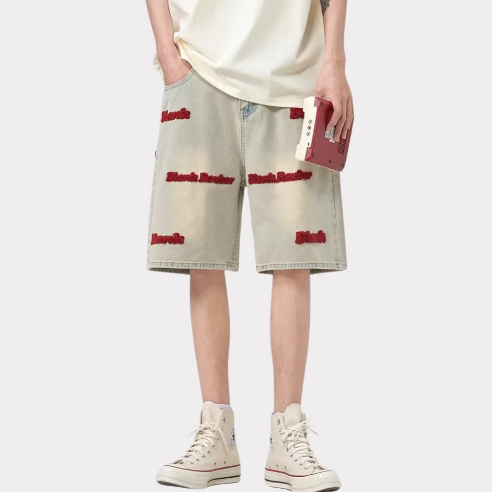Towel Embroidered Monogram Shorts
