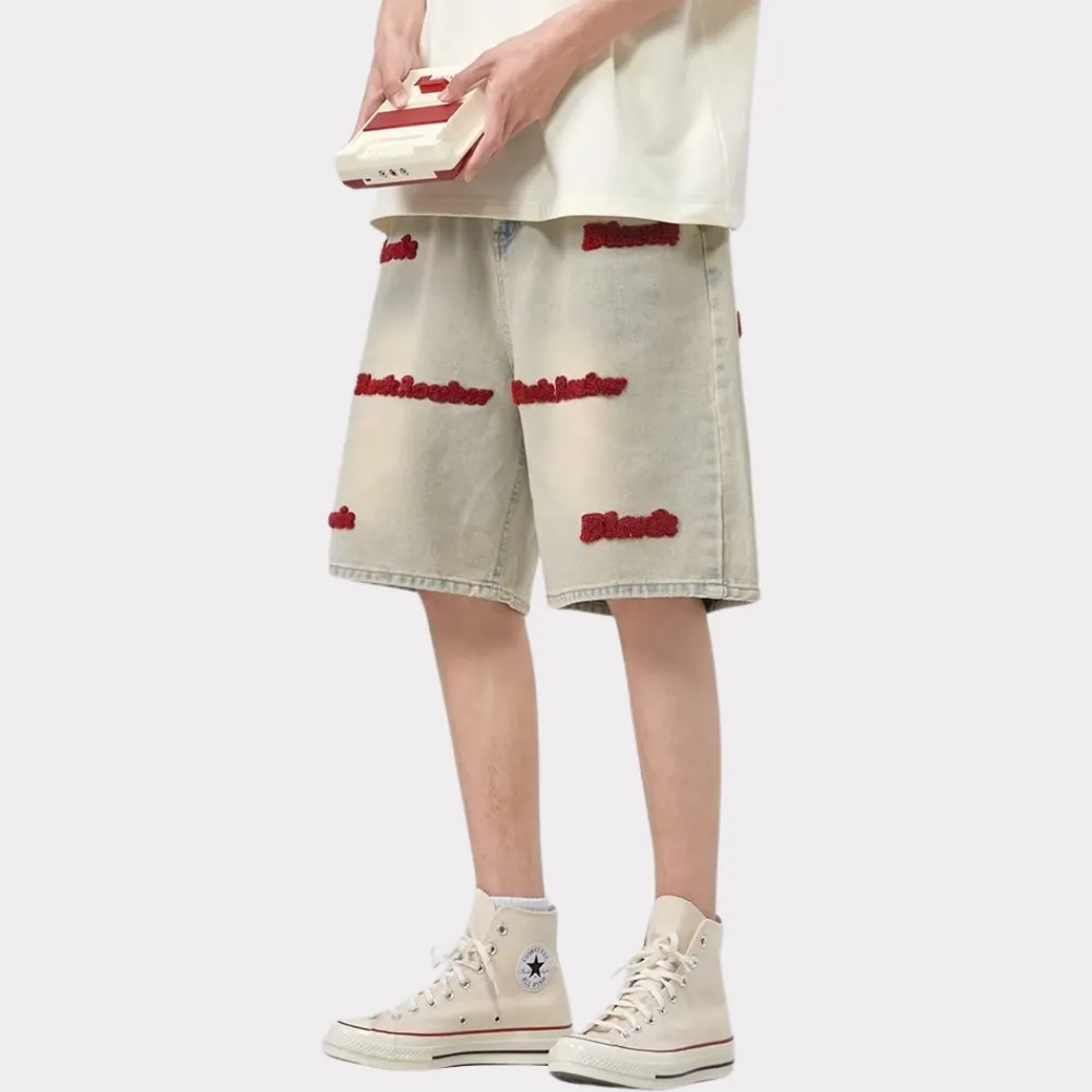 Towel Embroidered Monogram Shorts