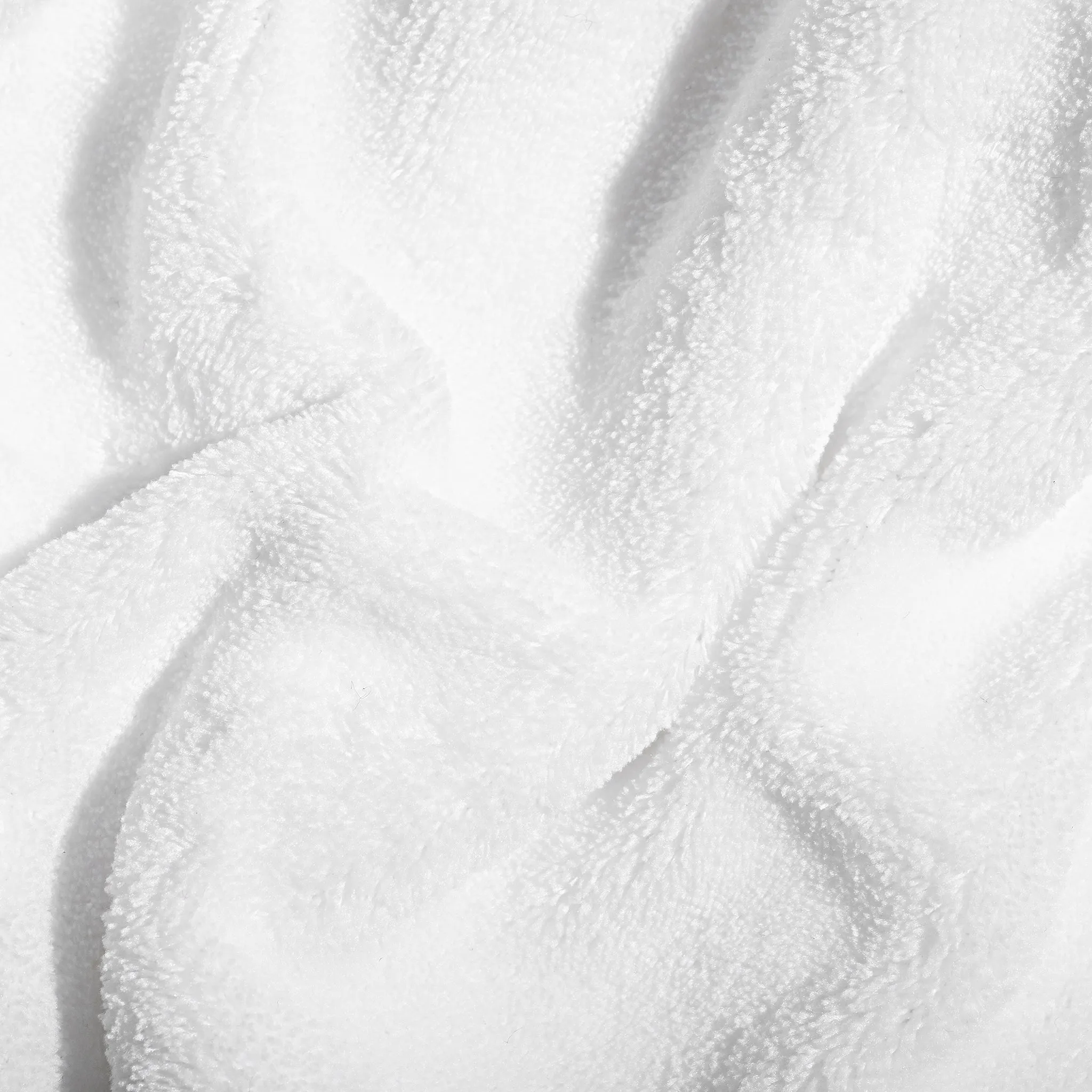 Ultimate Luxury Plush Spa Robe - Stone/White