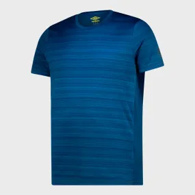 Umbro Mens Pro Training Marl Poly Tee Blue _ 182178 _ Blue