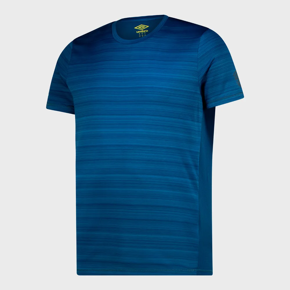 Umbro Mens Pro Training Marl Poly Tee Blue _ 182178 _ Blue