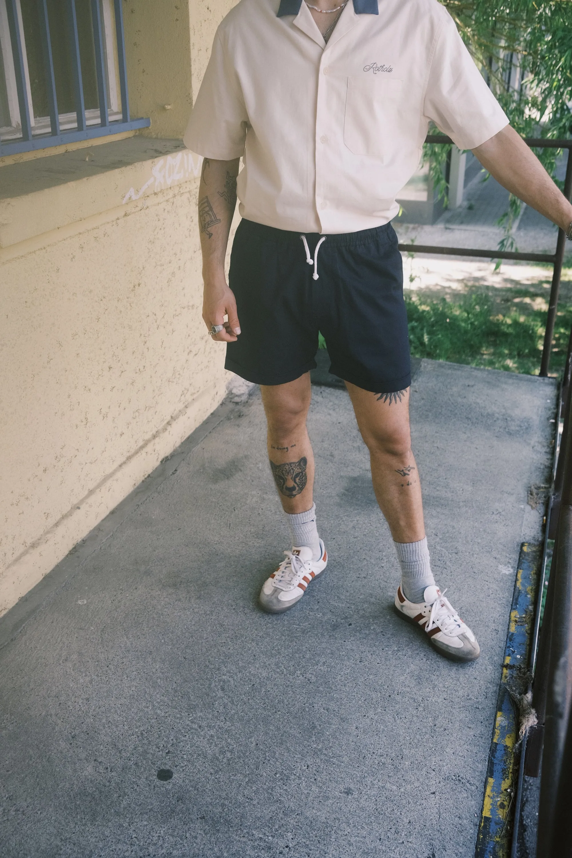 unisex shorts - rishi - navy