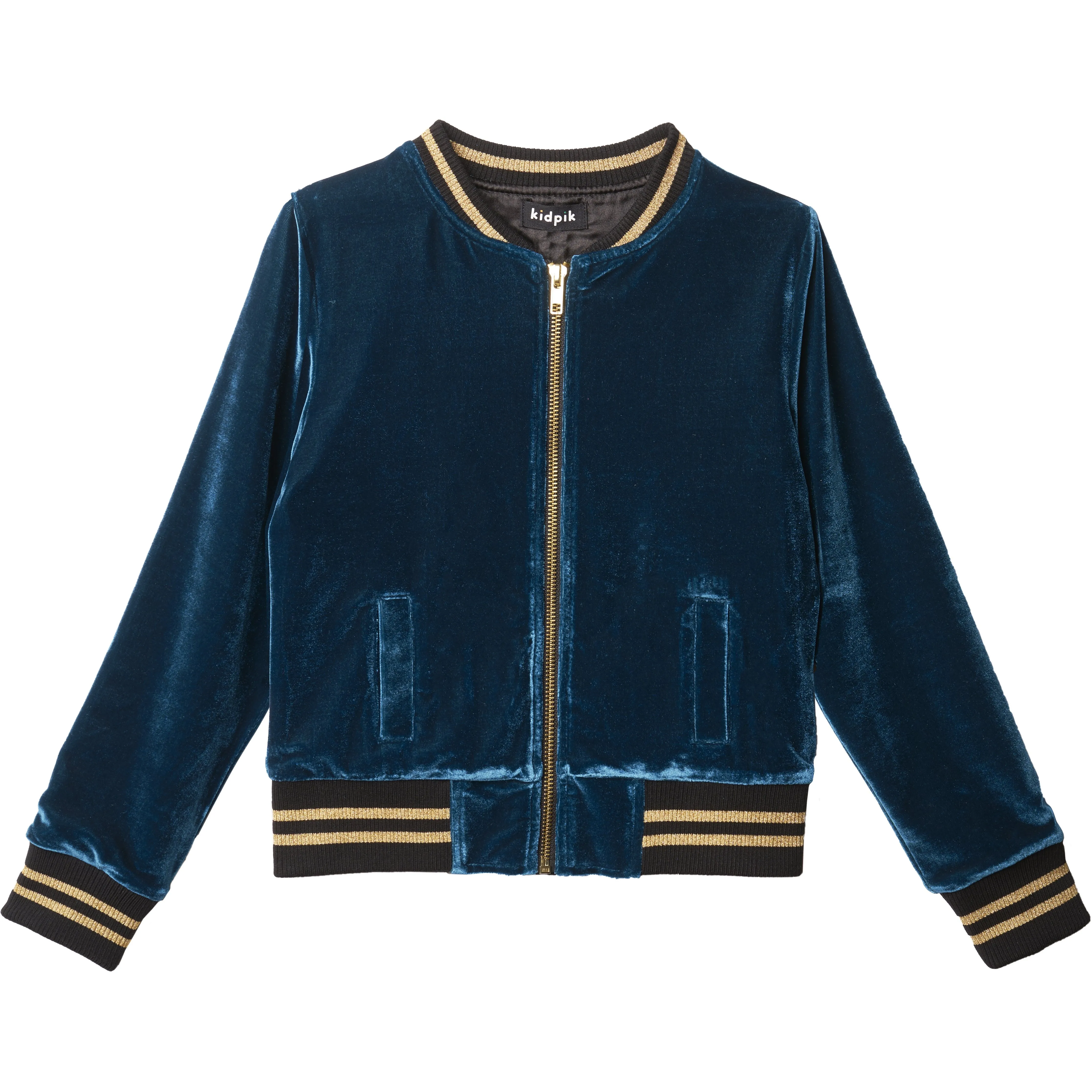 Velour Baseball Jacket