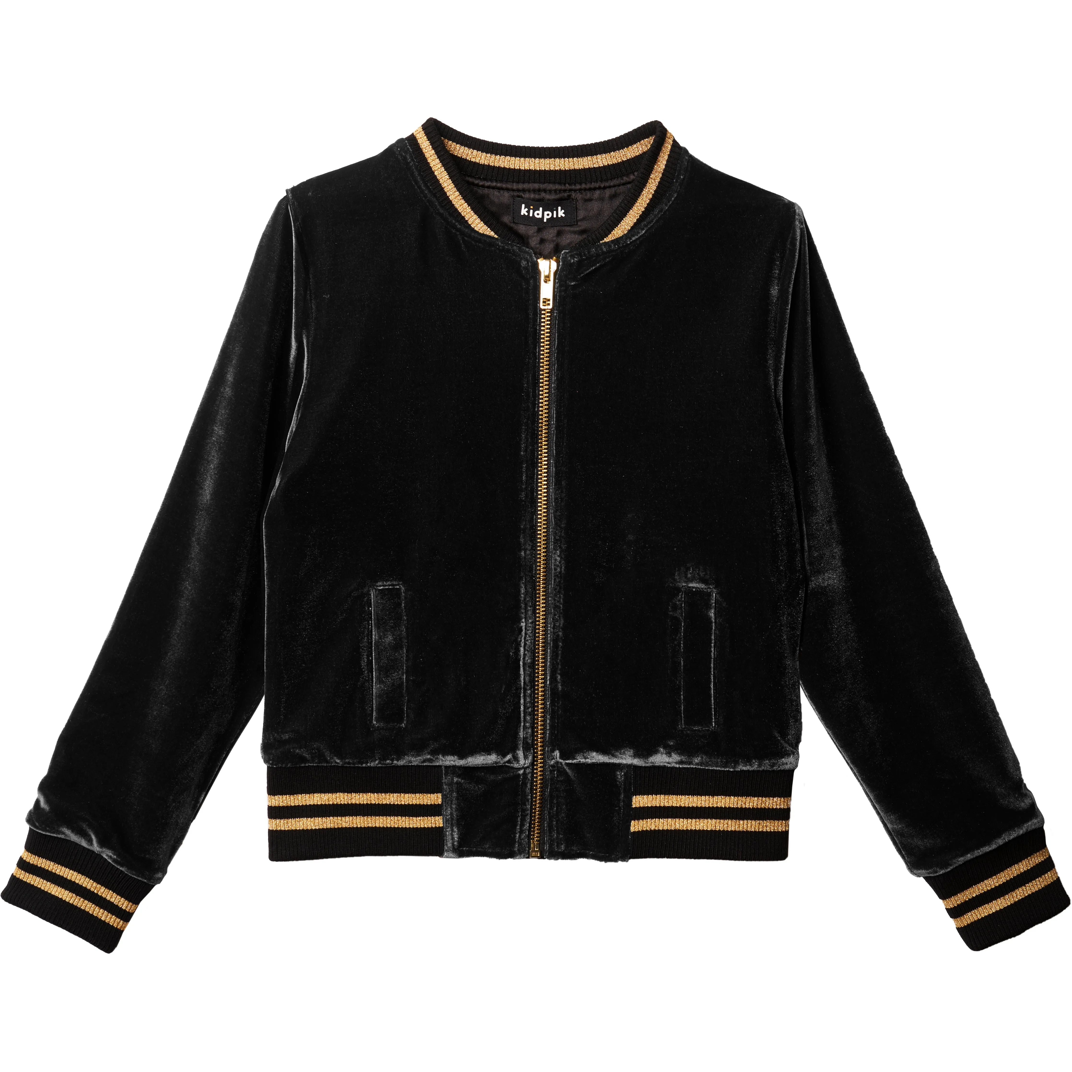 Velour Baseball Jacket