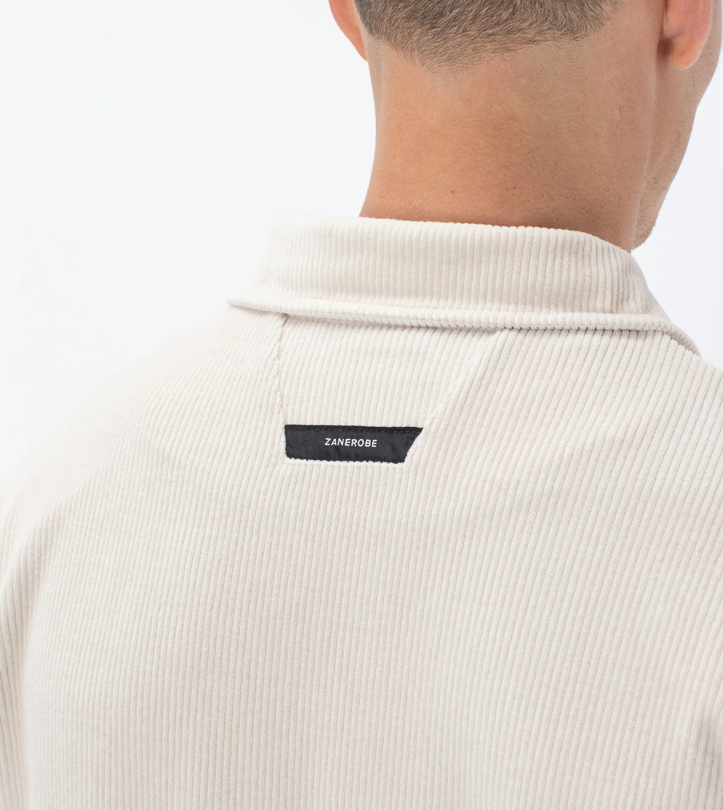 Velour Coach Jacket Beige
