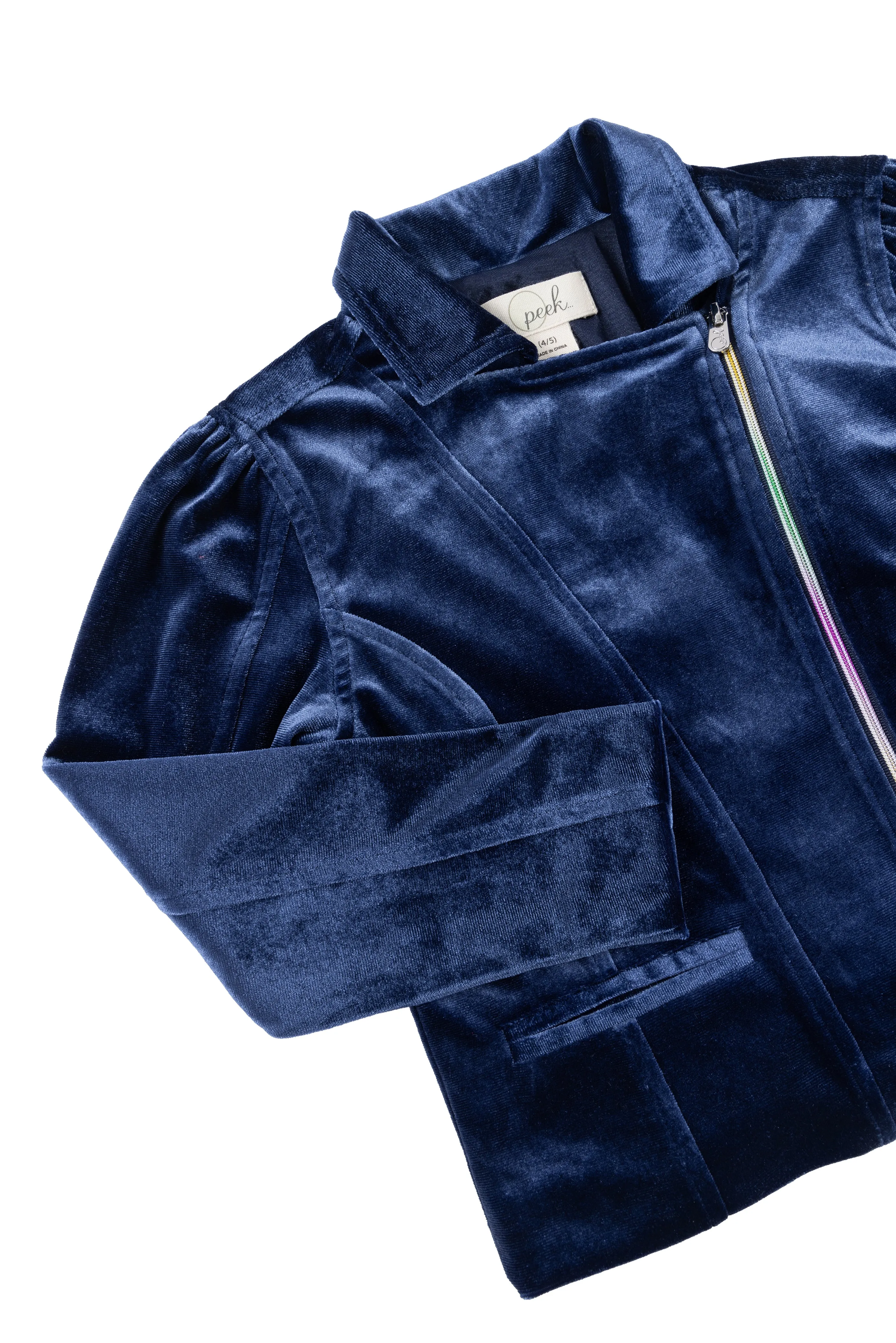 Velour Moto Jacket & Glitter Dress