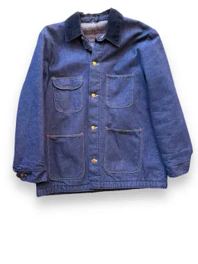 Vintage Blanket Lined Denim Chore Coat SZ L | Vintage Denim Chore Coat | Barn Owl Vintage Seattle