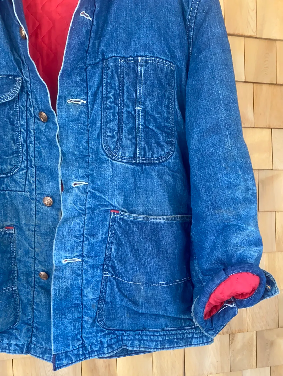 Vintage Madewell Quilt Lined Chore Coat