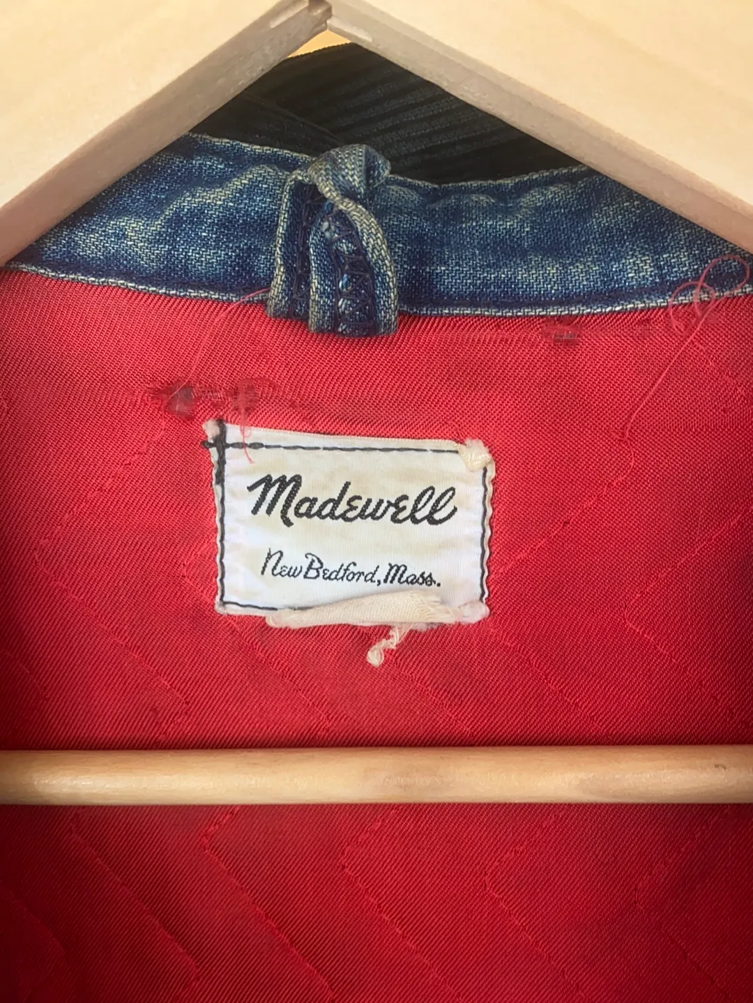Vintage Madewell Quilt Lined Chore Coat