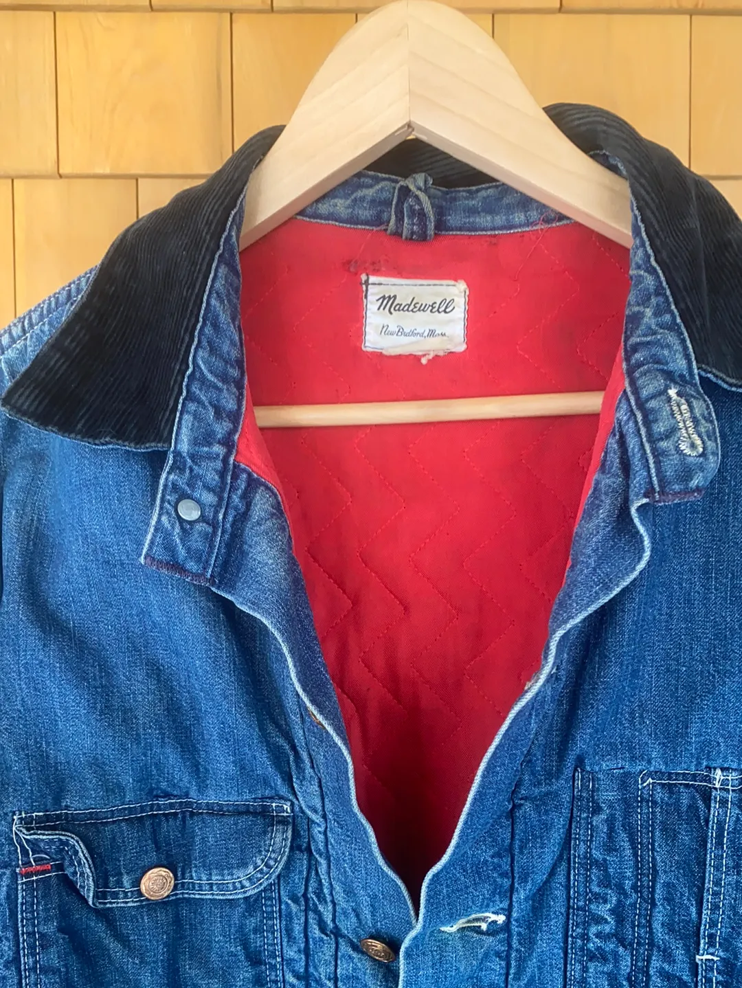 Vintage Madewell Quilt Lined Chore Coat