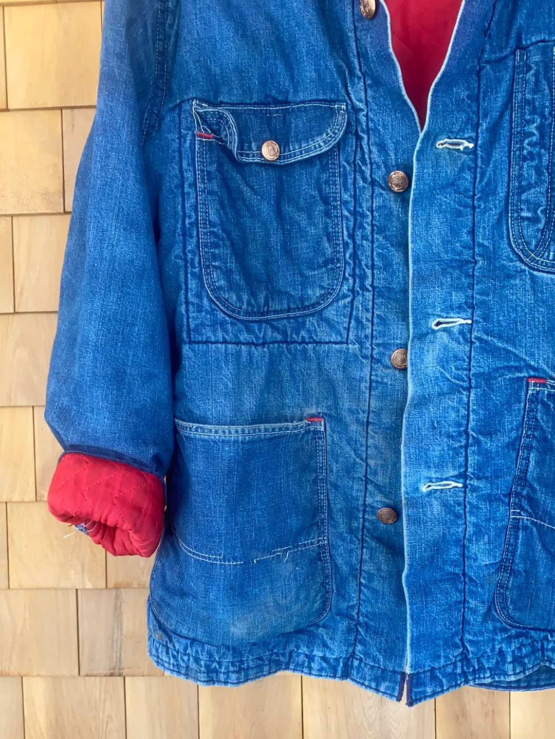 Vintage Madewell Quilt Lined Chore Coat