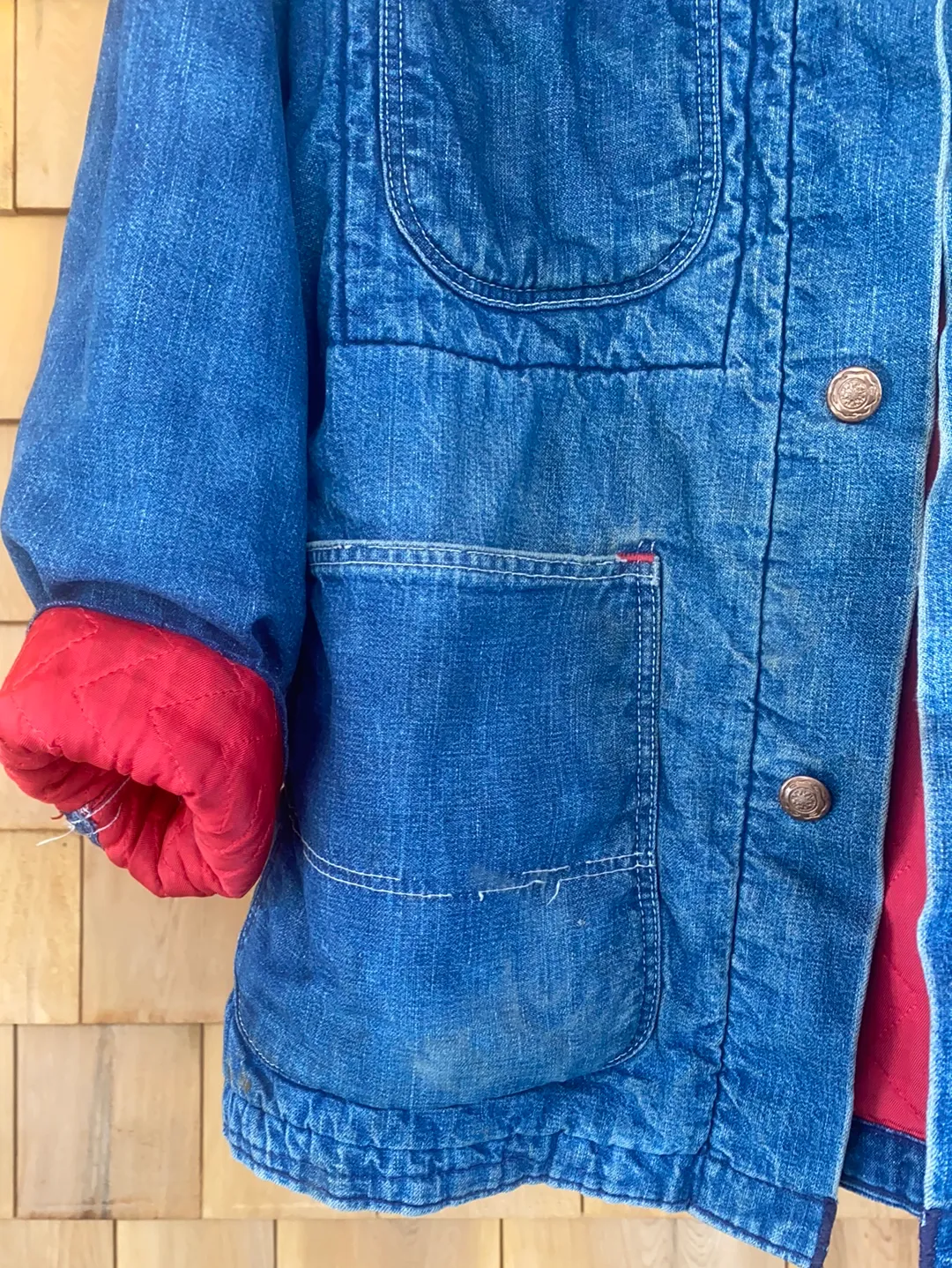 Vintage Madewell Quilt Lined Chore Coat