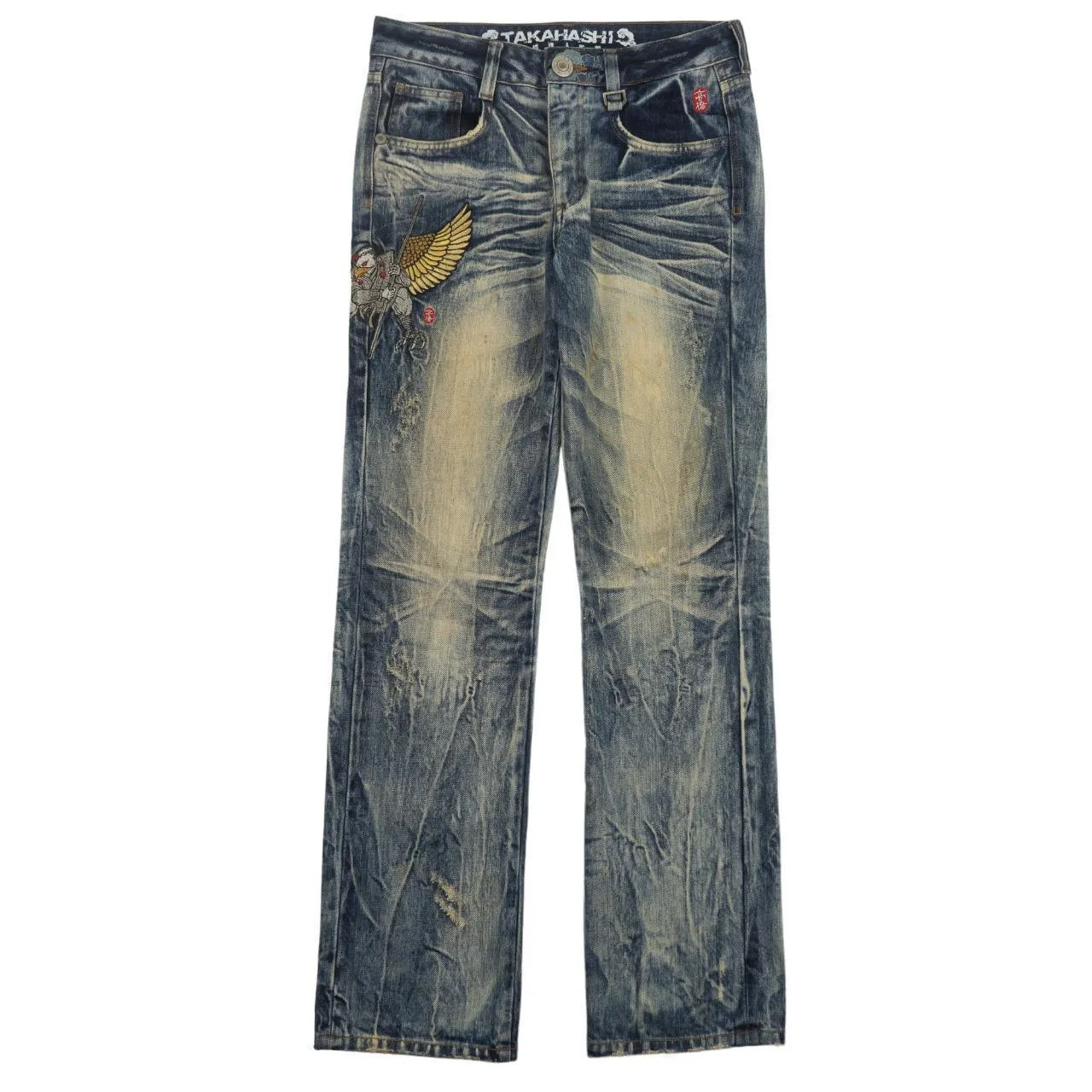Vintage Phoenix Warrior Japanese Denim Jeans Size W32