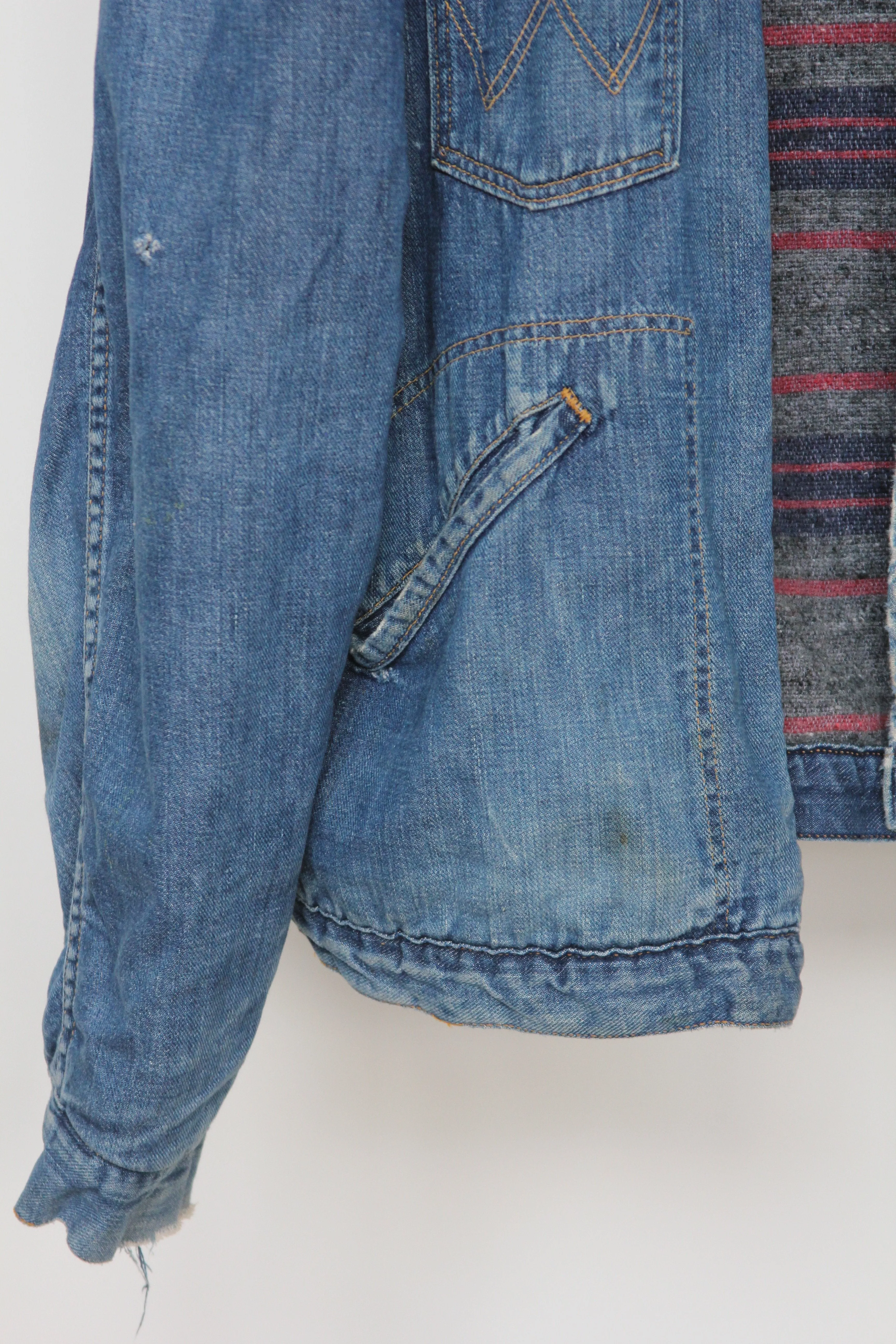 Vintage Wrangler Blanket Lined Chore Coat